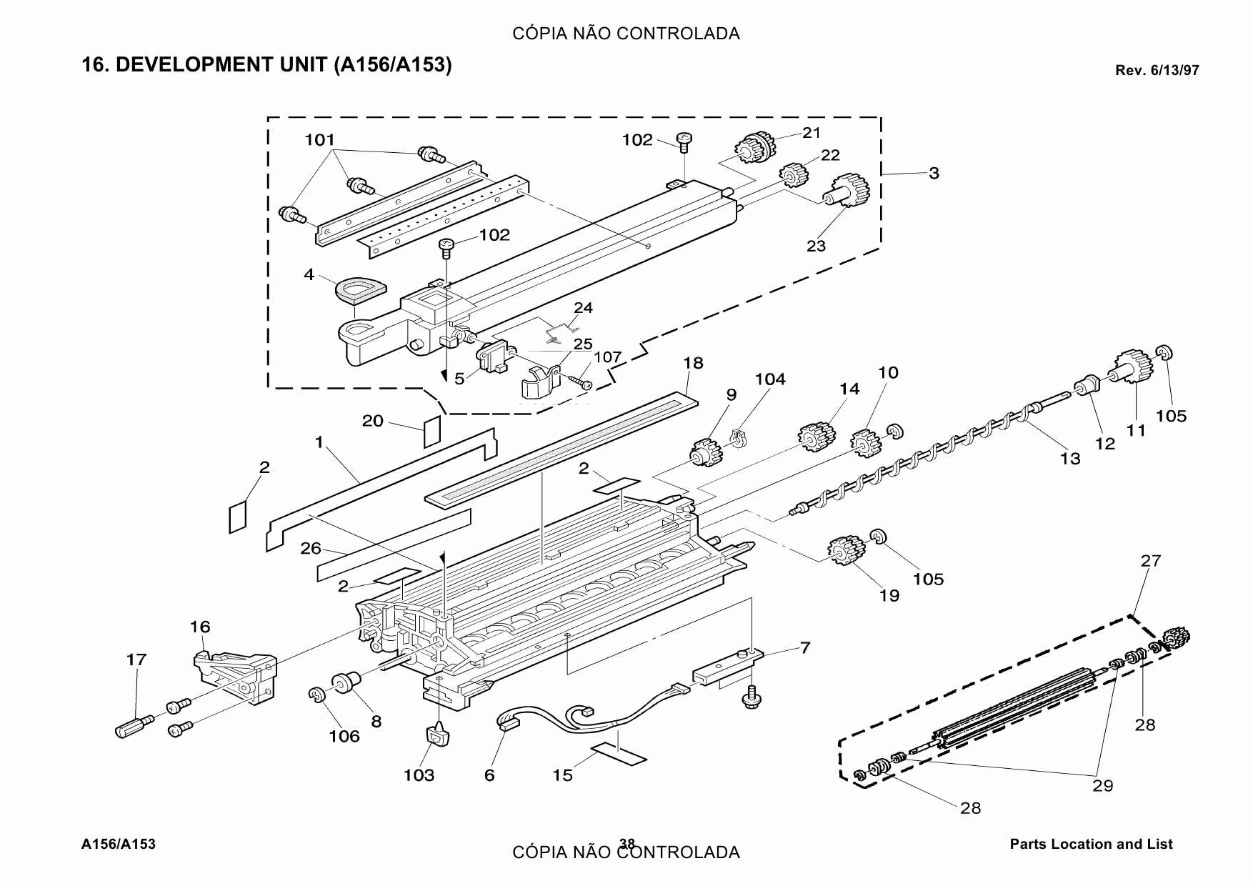 RICOH Aficio FT-4022 5850 A161 A207 Parts Catalog-4